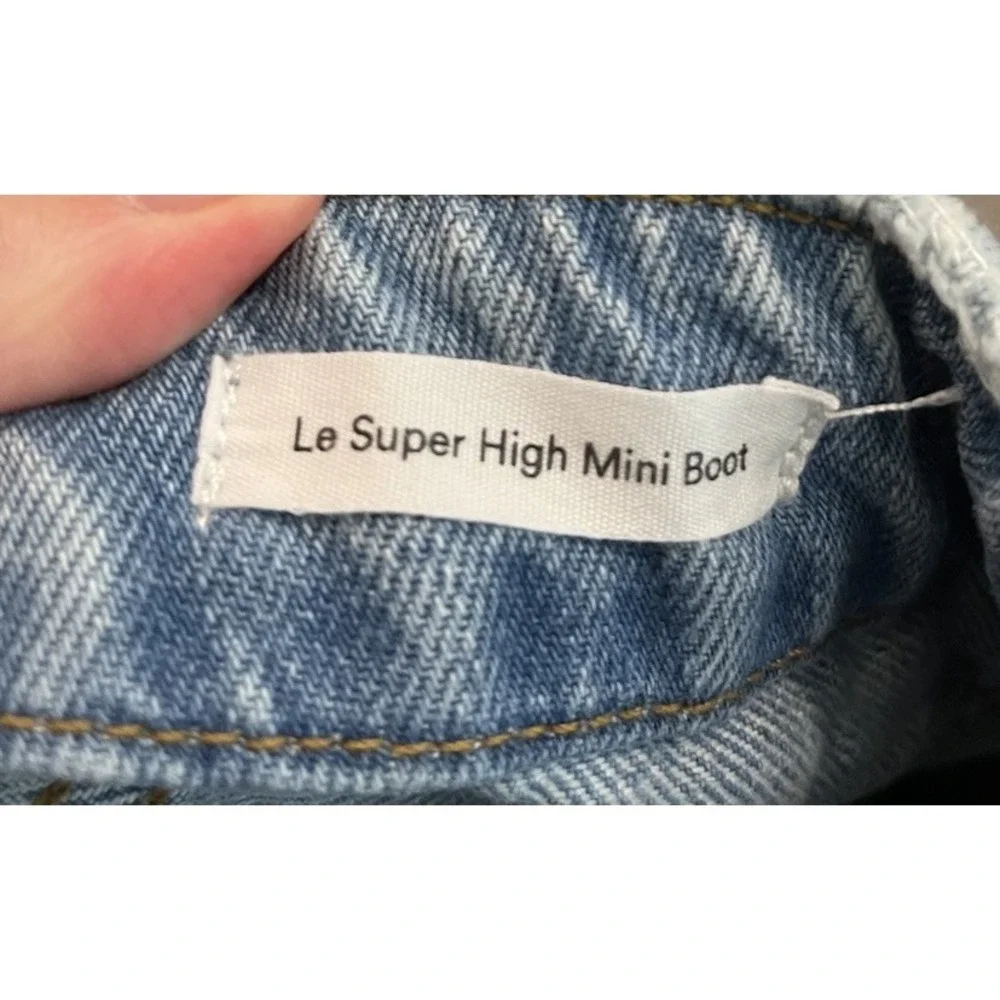 Frame Denim Le Super High Mini Boot Rossum 1 Year Women's Jeans Size 27‎
